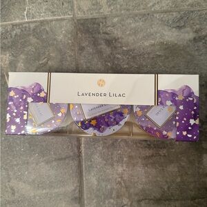 Lavender Lilac Scented Candle Set - Purple